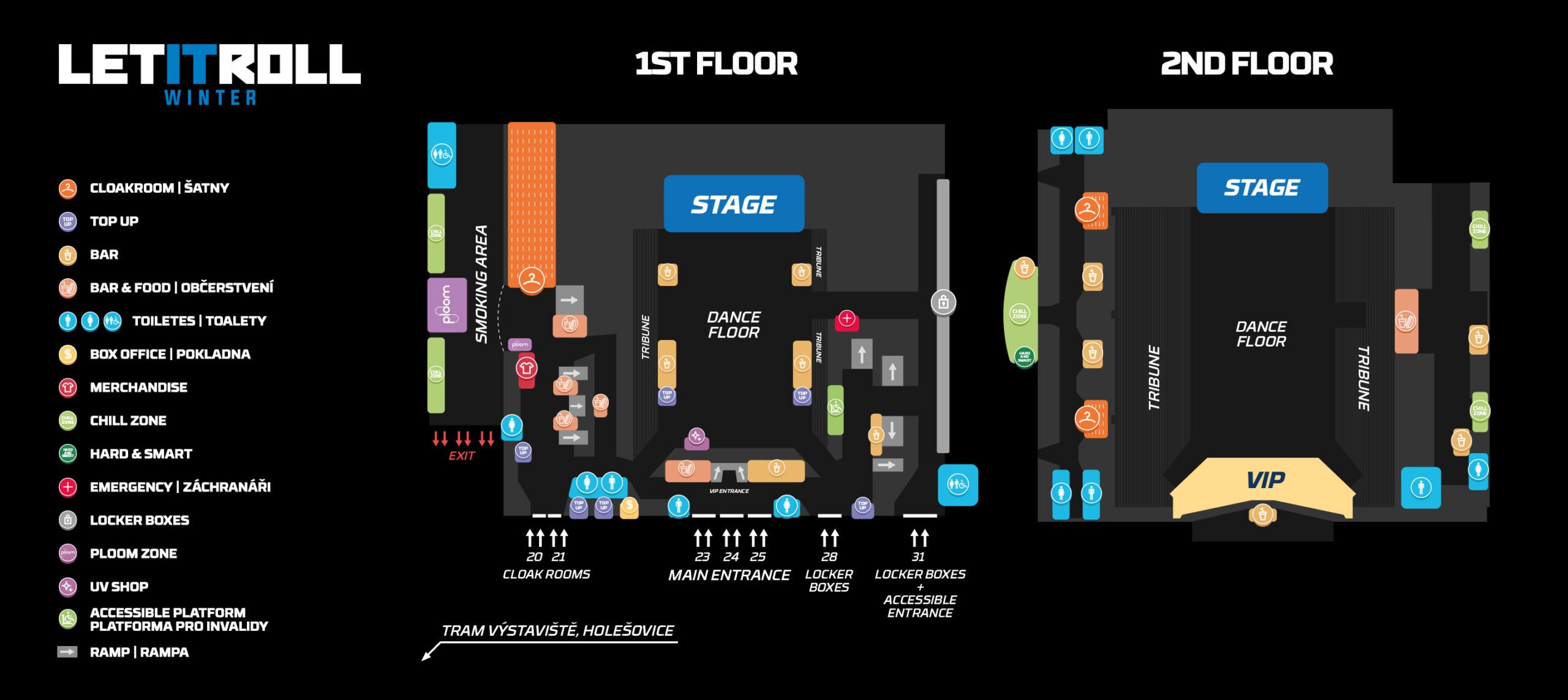 Let It Roll Winter 2026 - Festivalplan